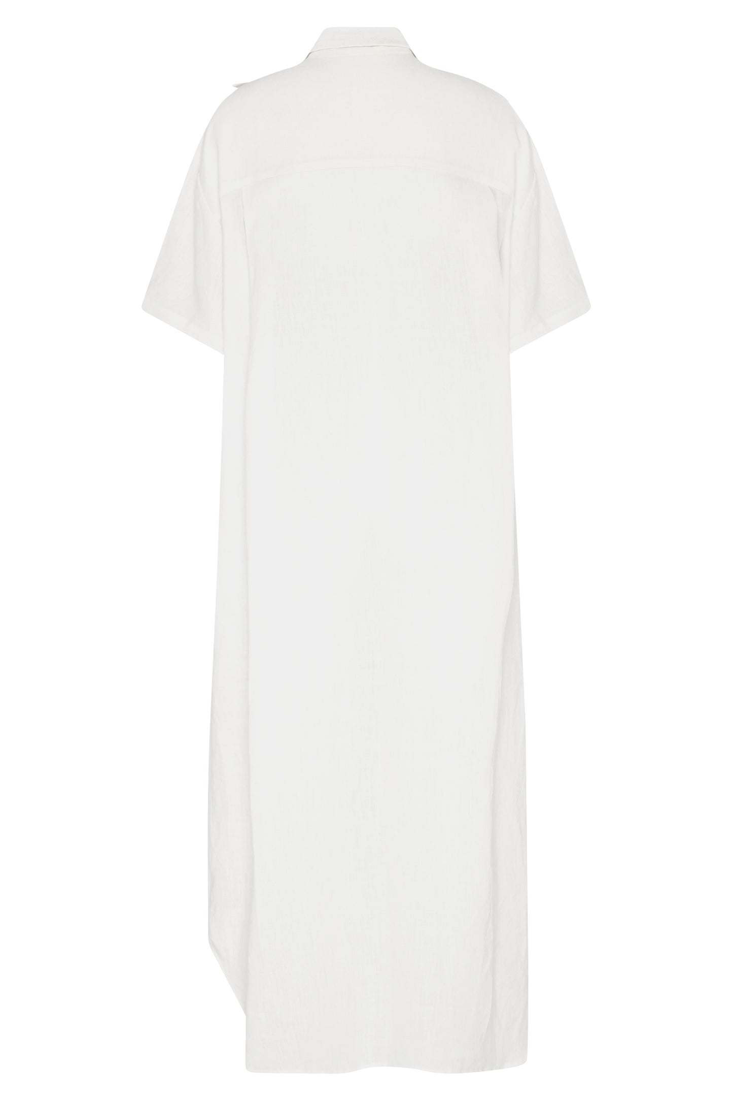 Greer Shirt Dress - Ivory